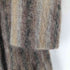 A TRIGERE COAT ノーカラーシャギーギャザーコート レディース