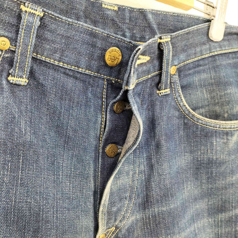 リー Lee AMERICAN RIDERS 101B Regular Straight ボタンフライ ストレートデニムパンツ メンズ 32