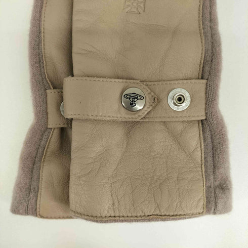 ヴィヴィアンウエストウッド Vivienne Westwood レザー切替グローブ レディース