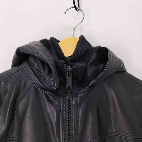 アズールバイマウジー AZUL by moussy RYAN FAUX LEATHER BLOUSON ライアンフェイクレザーブルゾン メンズ JPN:M