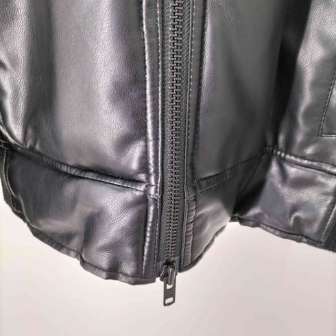 アズールバイマウジー AZUL by moussy RYAN FAUX LEATHER BLOUSON ライアンフェイクレザーブルゾン メンズ JPN:M