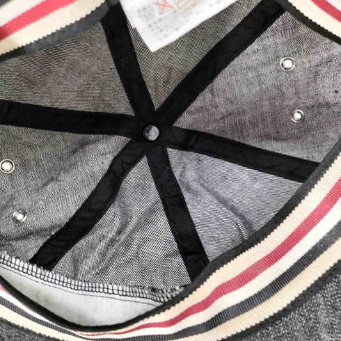 バーバリー BURBERRY ブラックデニムキャスケット メンズ 56