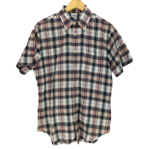 ブルックスブラザーズ BROOKS BROTHERS ボタンダウンチェックシャツ メンズ import:M