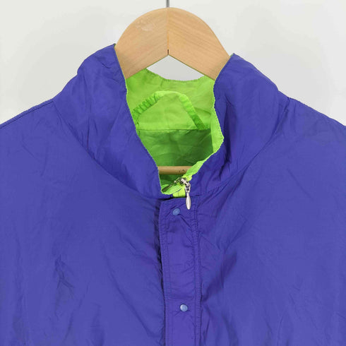 パタゴニア patagonia 90S 90AW USA製 LIGHTWAIGHT Half Zip Reversible Nylon Jacket ライトウエイト ハーフジップ リバーシブル ナイロン ジャケット リップストップ 1990年製 メンズ import:L