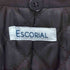 escorial 裏地キルティング ステンカラーコート レディース