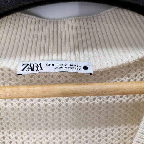ザラ ZARA オーバーサイズジャカードベスト レディース import:M