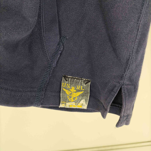 ポロバイラルフローレン Polo by RALPH LAUREN 90S ナイガイ期 USRL ライン 切替 ハーフジップ プルオーバー パーカー メンズ