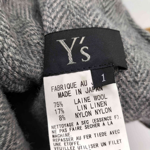 ワイズ Ys ウールテーパードパンツ レディース JPN:1