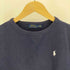 ポロラルフローレン POLO RALPH LAUREN ポニー刺繍 前V 裏起毛 クルーネック スウェット レディース import:M
