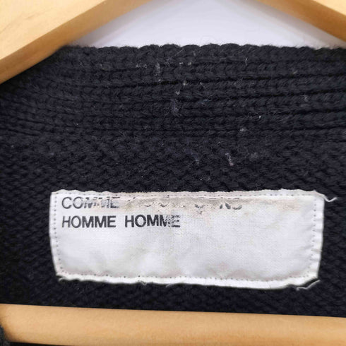 コムデギャルソンオムオム COMME des GARCONS HOMME HOMME 01AW AD2001 エルボーパッチ ウール100% カーディガン メンズ