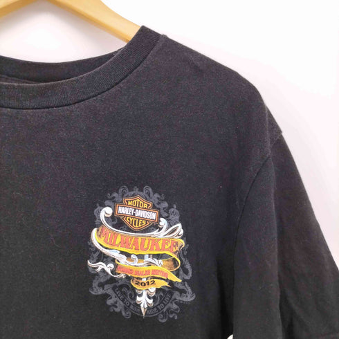 ハーレーダビッドソン HARLEY-DAVIDSON MILWAUKEE 両面プリント S/S Tシャツ メンズ