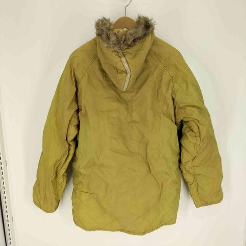 ケーマート Kmart 70-80S 韓国製 YKK ジップ アクリルファー 中綿 フーデッド スタジアム コート フード割れ メンズ import:L