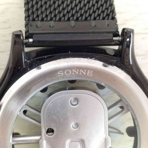 sonne スカルデザイン腕時計 メンズ