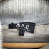 アーペーセー A.P.C. 00S フランス製 霜降り ジップアップスウェット L/S メンズ JPN:3