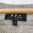 アーペーセー A.P.C. 00S 霜降り ラグラン スウェット L/S メンズ JPN:3