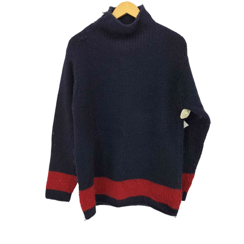 ビームス BEAMS WOOL タートルネックサイドジップ ニット メンズ JPN:M