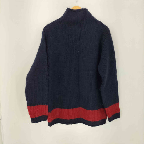 ビームス BEAMS WOOL タートルネックサイドジップ ニット メンズ JPN:M