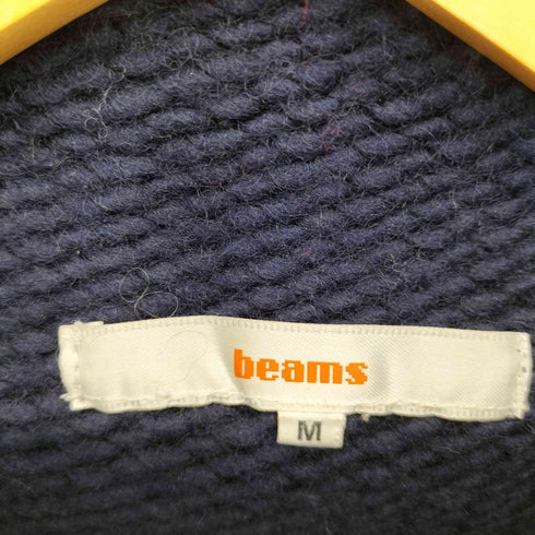 ビームス BEAMS WOOL タートルネックサイドジップ ニット メンズ JPN:M