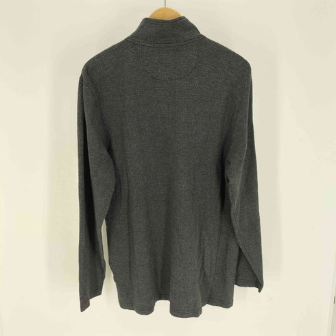 チャップス CHAPS ヘリンボーン ハーフジップ コットン ニット セーター カットソー メンズ import:L