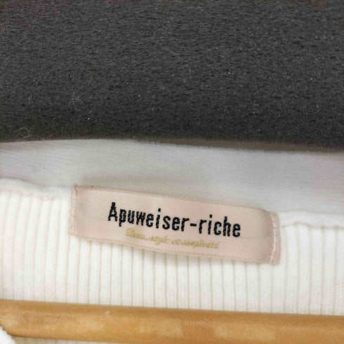 アプワイザーリッシェ Apuweiser riche ラッフルリブニット レディース JPN:2