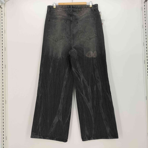 ASAPMODE Flow Ripper Jeans ウォッシュ加工 デニム ワイド パンツ メンズ