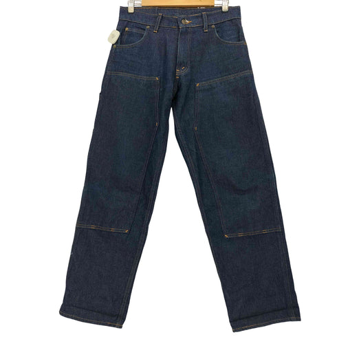 プリズンブルー PRSN BLU USA製 インディゴ ダブルニー デニム バギー パンツ メンズ W32 L32