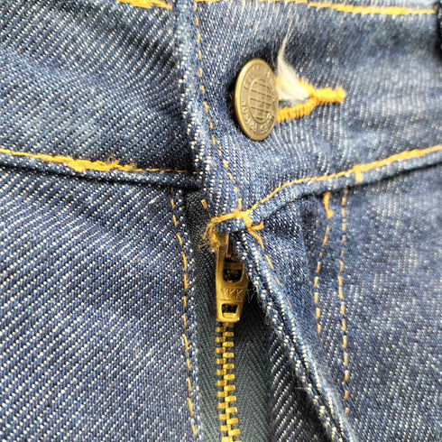 プリズンブルー PRSN BLU USA製 インディゴ ダブルニー デニム バギー パンツ メンズ W32 L32