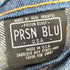 プリズンブルー PRSN BLU USA製 インディゴ ダブルニー デニム バギー パンツ メンズ W32 L32