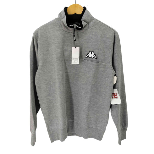 カッパ Kappa フロントロゴハーフジップスウェット メンズ import:M