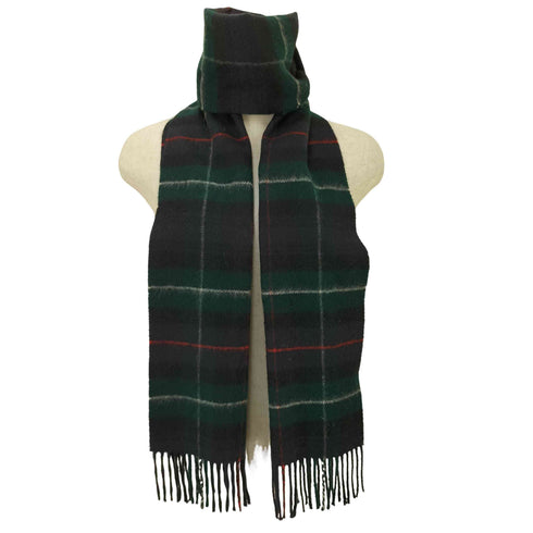 ジョンストンズオブエルガン johnstons of elgin 小判 カシミヤ100%チェック柄マフラー レディース