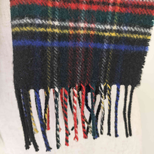 ジョンストンズオブエルガン johnstons of elgin 小判 カシミヤ100%チャック柄マフラー レディース