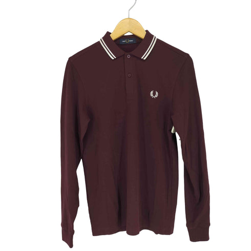フレッドペリー FRED PERRY ロゴ刺繍L/Sポロシャツ メンズ JPN:S