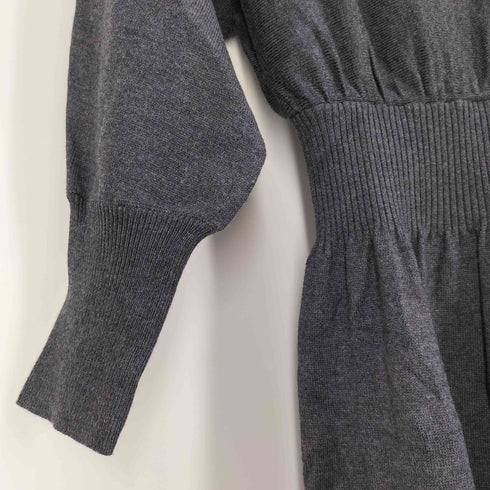 インデックス INDEX 23AW 洗濯機洗い可 フィット&フレア ドルマンニットワンピース レディース JPN:M