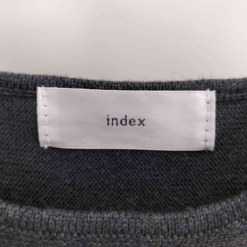 インデックス INDEX 23AW 洗濯機洗い可 フィット&フレア ドルマンニットワンピース レディース JPN:M