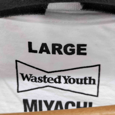 ウェイステッドユース WASTED YOUTH 両面プリント S/S Tシャツ メンズ import:L