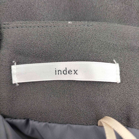 インデックス INDEX 24AW 洗濯機洗い可 イージーアイロン ランダムドットフレアスカート レディース JPN:M