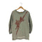 ヴィヴィアンウエストウッド アングロマニア Vivienne Westwood ANGLOMANIA ロゴ刺繍 プリント サイドスリット クルーネックスウェット メンズ 38