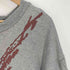 ヴィヴィアンウエストウッド アングロマニア Vivienne Westwood ANGLOMANIA ロゴ刺繍 プリント サイドスリット クルーネックスウェット メンズ 38