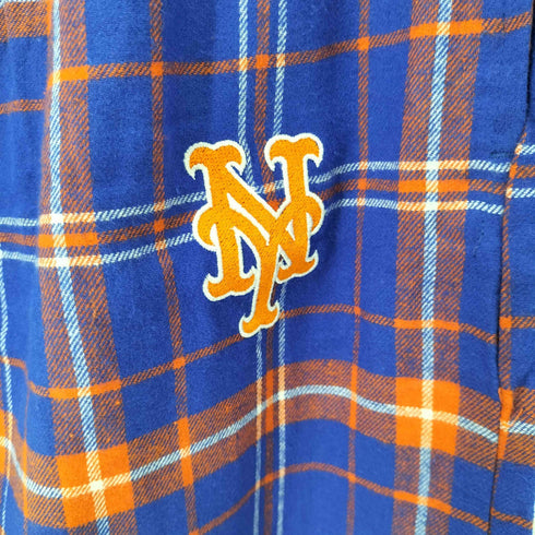 エムエルビー MLB NY刺繍 チェックイージーパンツ メンズ JPN:L