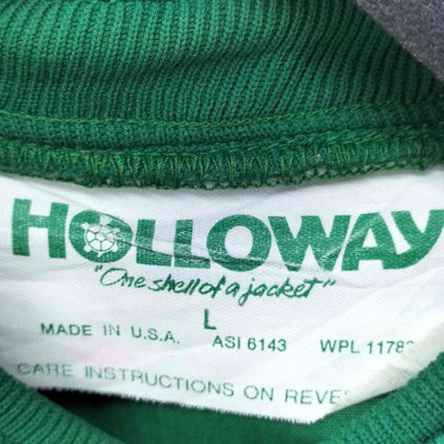 ホロウェイ HOLLOWAY USA製 80S-90S ナイロンスタジアムジャケット メンズ import:L