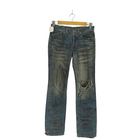 リーバイス Levis 501 ボタン裏359 02年08月製 ボタンフライストレートデニムパンツ メンズ 28