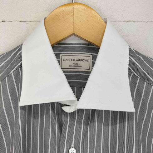 ユナイテッドアローズ UNITED ARROWS ストライプクレリックシャツ メンズ 40