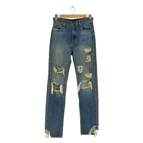 クリスチャンダダ CHRISTIAN DADA WIDE LEG DAMAGED DENIM TROUSERS クラッシャー デニムパンツ メンズ
