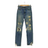 クリスチャンダダ CHRISTIAN DADA WIDE LEG DAMAGED DENIM TROUSERS クラッシャー デニムパンツ メンズ