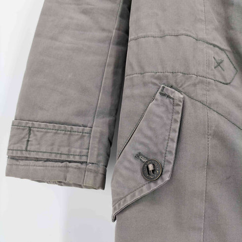 ディーゼル DIESEL ロゴ刻印ボタン ミリタリー モッズコート レディース import:XS