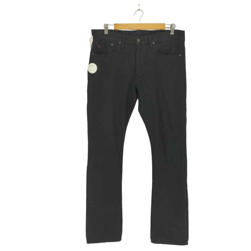 ポロラルフローレン POLO RALPH LAUREN SLIM STRAIGHT ブラックデニムパンツ メンズ 34/32