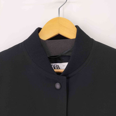 ザラ ZARA スナップボタンクロップドブルゾン レディース import:L