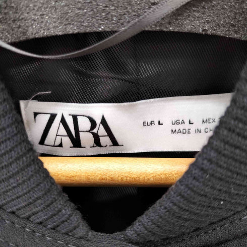 ザラ ZARA スナップボタンクロップドブルゾン レディース import:L