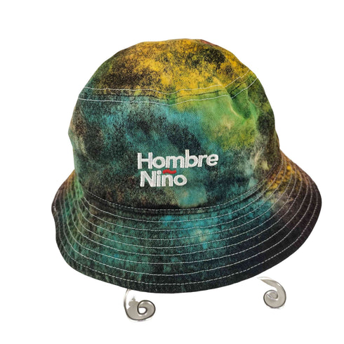 オンブレニーニョ HOMBRE Nino TIE DYE BUCKET HAT メンズ L