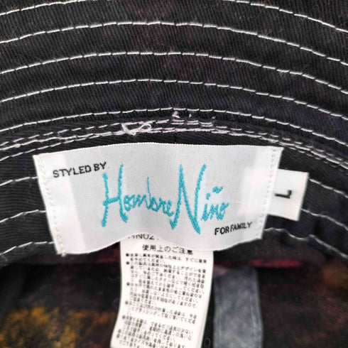 オンブレニーニョ HOMBRE Nino TIE DYE BUCKET HAT メンズ L